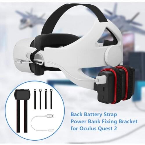 VR Power Bank Fixing Strap For Quest 2 Accessories Fixed On VR Headset Strap Enhancing Game Experience VR Game Accessories