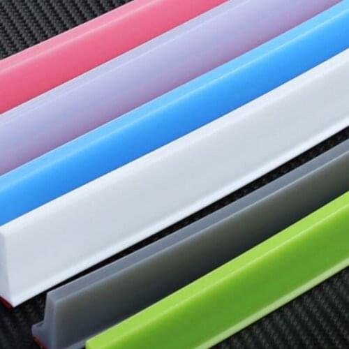 Collapsible Bathroom Water Stopper Flood Barrier Silicone Water Blocker Self-adhesive Bathroom And Kitchen Water Stopper