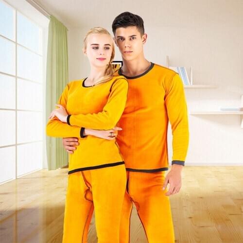 Keep Warm For Men Or Women Thermo Underwear Male Thicken Velvet Winter Long Johns Thick Men Thermal Underwear Sets