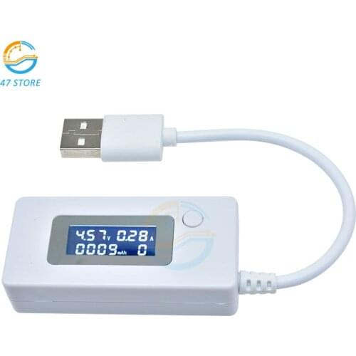 LCD Backlight USB Current Voltage Charging Capacity Tester Meter Charger Doctor Voltmeter Ammeter Monitor Detector Mobile Phone