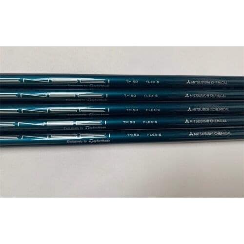 VICKY G GOLF CLUBS SHAFTS 5PCS TENSEI BLUE TM-50 GRAPHITE SHAFT 0.350 R/S/SR FLEX GRAPHITE GOLF SHAFT FOR GOLF WOODS