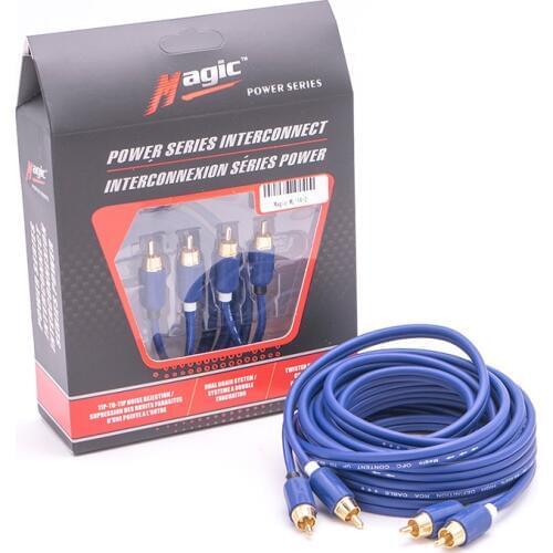 High Quality Car Audio Signal Cable Pure Copper Amplifier Subwoofer Speaker 2m 5M RCA Line Lotus Plug Audio Wire HIFI Lossless