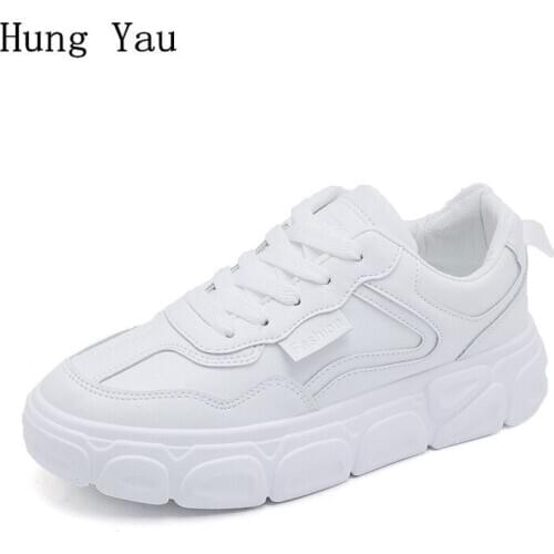 Women Casual Shoes Sneakers Flats Fashion Outdoor Autumn Breathable Couple Lace Up Shoes Female Platform Walking