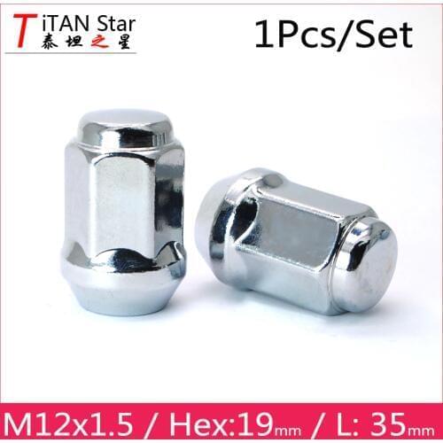 1PCS M12 x 1.5 1.5 OEM OE Stock Factory Wheels Rims 19Hex Acorn Lug Nuts FOR FORD FOCUS Buick Excelle Cruze Mondeo ecosport