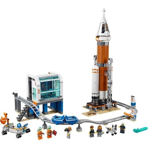 11387 City Series Space Deep Space Rocket Launch Control Center Base 60228 Building Block Toy Gifts