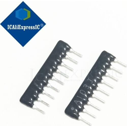 20pcs DIP exclusion 9pin 220 ohm 220R A221 A221J Network Resistor array In Stock