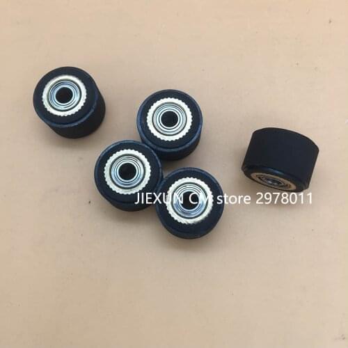 6PCs T cutting plotter Vinyl Cutter paper pressure roller Mimaki CJV30 CJV150 rubber pinch roller for Mimaki CG-60ST