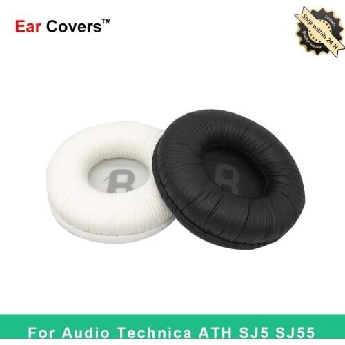 Ear Pads For Audio Technica ATH SJ5 SJ55 Headphone Earpads Replacement Headset Ear Pad PU Leather