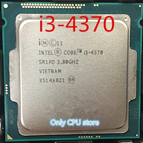 Free shipping I3-4370 I3 4370 CPU Processor LGA 1150 3.8GHz 22nm 55W scrattered pieces