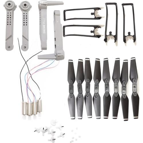 E99 Pro Rc Drone Motors Engines Accessories e99pro Quadcopter Arm Propeller Blades Guard Gears Parts