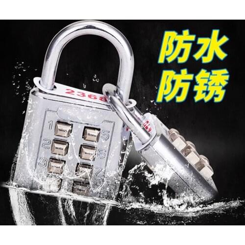 4 Digit /5Digit Push Button Combination Padlock Silver Number Luggage Travel Code Lock Travel Accessories