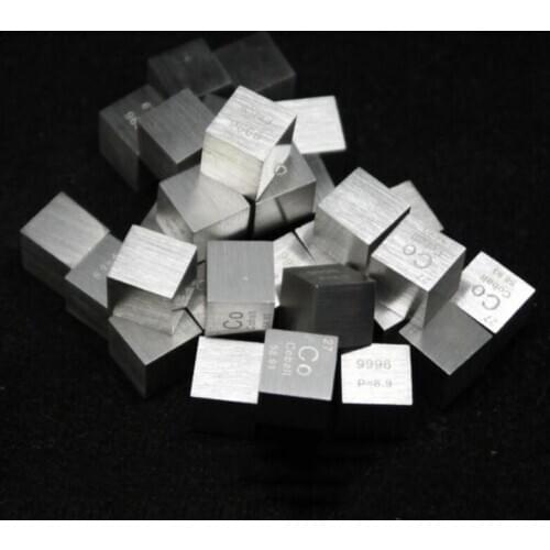 Metall Co Kobalt Pure99,96% 8.9g Element Periodensystem Cube 10x10x10mm