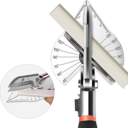 Multi-function angle scissors Crop tool PVC pipe cutter professional electrician scissors Adjustable angle 35