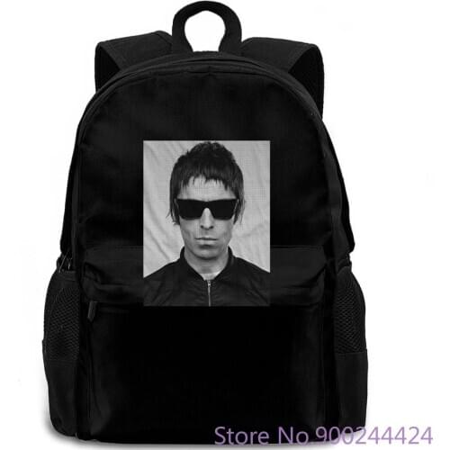 Music Threads Unofficial Liam Gallagher Singer Oasis Icon White Crew Hip Hop backpack