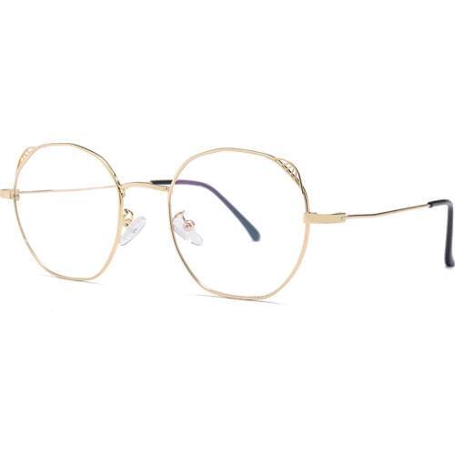 Round Clear Lens Glasses Women Mens Reading Computer Eyeglasses Vintage Glasses Optical Frames Oculos 18025DF