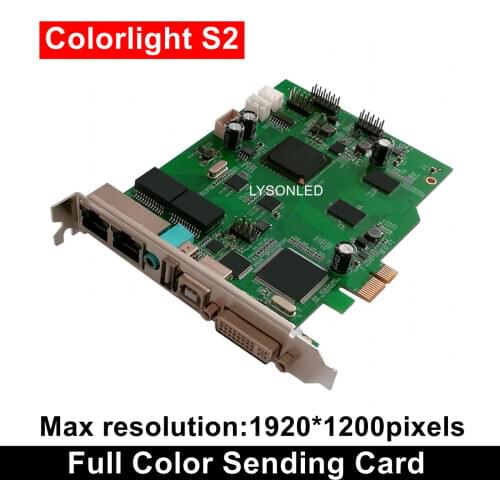 Colorlight Synchronization S2 Sending Card for Full Color LED Video Display LedVision Software