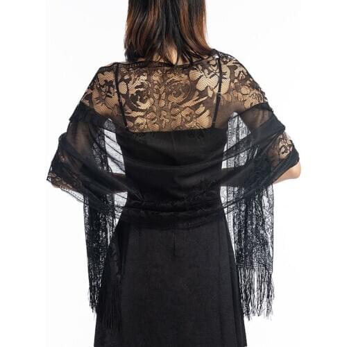 Bridal Bolero Cape Wedding Shawl Solid Color Scarf Elegant Women Evening Dress Shawl Party Dress Wraps Lace Bolero Mariage Shrug