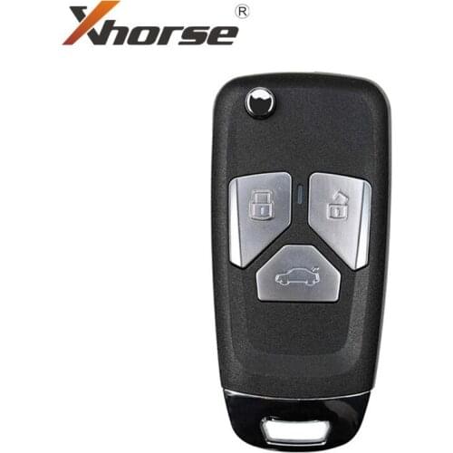 Xhorse XKAU01EN 3 Button VVDI Universal Flip Remote Key Wired for AUDI Type 10pcs/lot