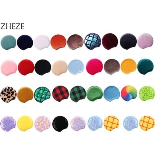 20 Pairs Solid Colors Mini 2.3'' Mouse Ears Headwear Chic Trendy Kids Headband Girls DIY Hair Accessories