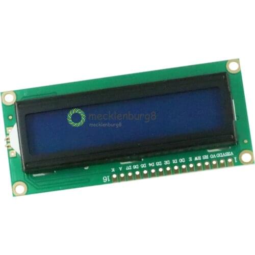 3.3 V 1602 LCD display 1602 LCD monitor blue Screen white code Blacklight 16x2 characters LCD display module HD44780 1602A