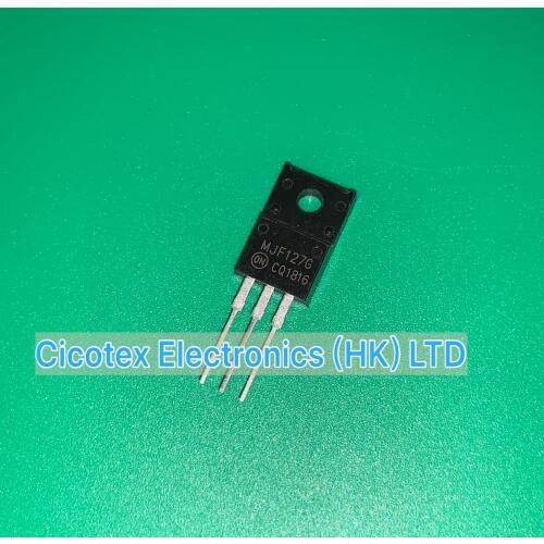 5pcs/lot MJF127 G TO-220F MJF127G MJF 127G TRANS PNP DARL 100V 5A TO220FP MJF127-G MJ-F127G MIF127G MIF1276