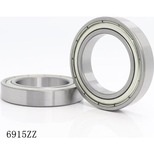 6915ZZ ABEC-1 (2PCS) 75x105x16MM Metric Thin Section Bearings 61915ZZ 6915Z