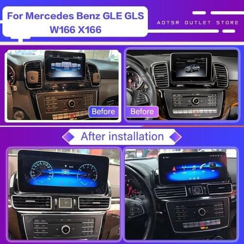 6+128G For Mercedes Benz GLE GLS W166 X166 Android Radio Tape Recorder Car Multimedia Player Stereo Head Unit GPS Navi PX6 Audio