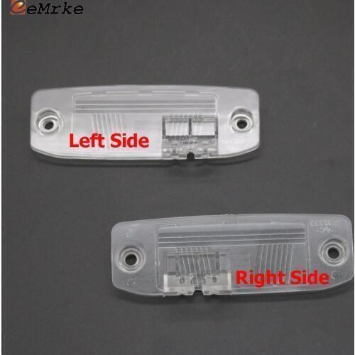 EEMRKE Car Camera Bracket License Plate Lights Housing for for Kia Rondo Carens Sorento Borrego Mohave Opirus Amanti Sportage SL