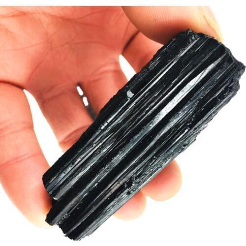 Hot sale 100% Natural Black Tourmaline Schorl Reiki Healing Energy Healing Gemstone as collection