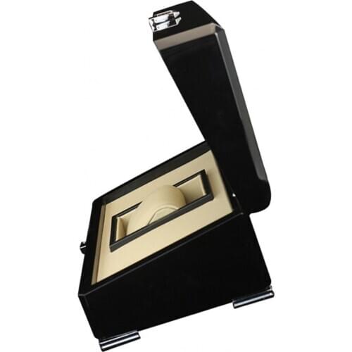 PU Leather Watch Box 1 Men Women Watch Organizer Jewelry Display Case Black