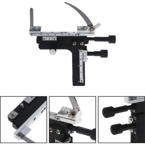 Microscope Moveable Stage Caliper With Scale Attachable Mechanical Stage X-Y High-precision Vernier Biological W329