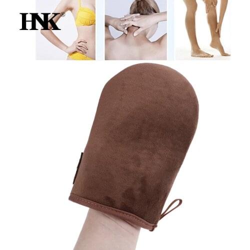 Brown Reusable Self-tanning Glove Body Self Fake Tan Applicator Tanning Gloves Cream Lotion Mousse Glove Self Tanner Glove