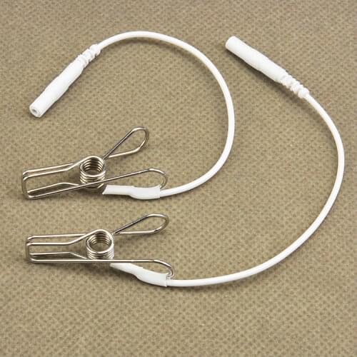 Powerful Steel Electro Clamps Clitoris Nipple Clamp Electro Shocking Electro sex Gear Electric Shock Sex Toys Medical Fetish