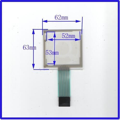 ZhiYuSun NEW3.5 inch 62mm*63mm Touch Screen 8 wire resistive USB touch panel overlay kit 62*63 TOUCH SCREEN GLASS
