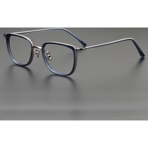 2021 New eyeglasses frame men Classic square acetate prescription eyewear Myopia reading women optical glasses
