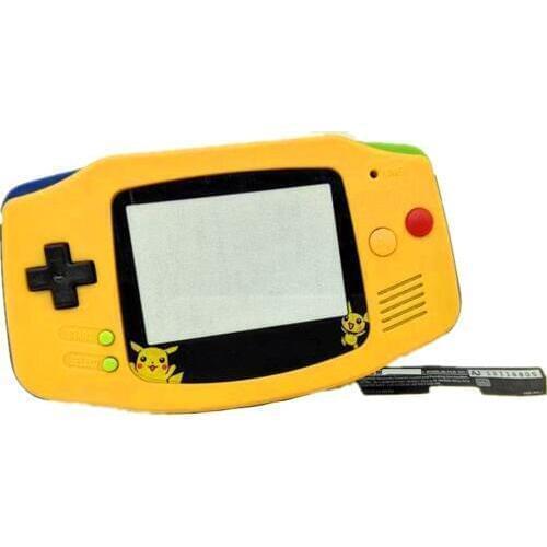 Full set housing shell cover case conductive rubber pad buttons for Game Boy Advance for G-B-A console