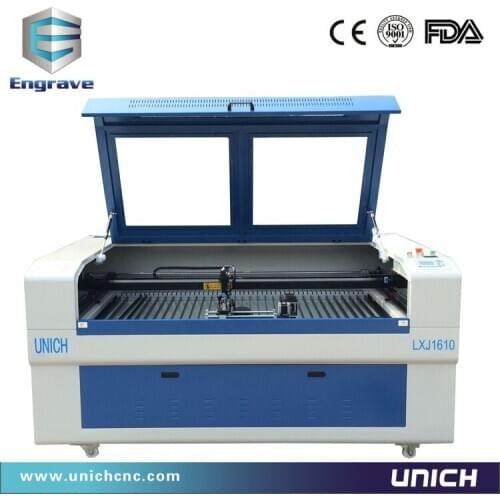 UNICH cnc low cost plastic portable laser cutting machine LXJ1610