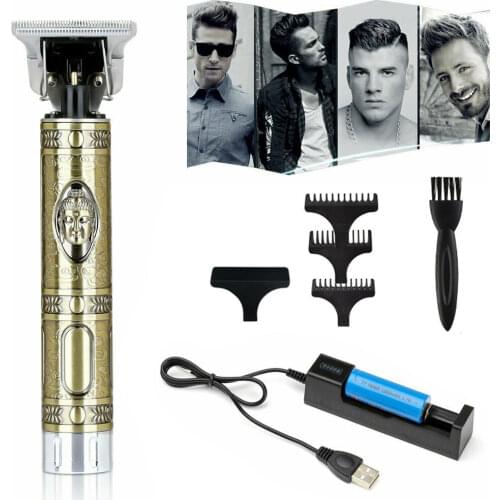 Electric Cutting Trimmer Hair Clipper T-Outliner Grooming Cordless Household Hair Cutting Professional electric Machine