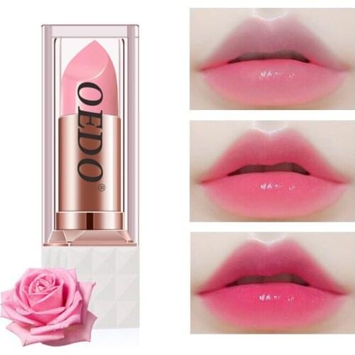 Rose Peptide Nourishing Colorful Lip Balm Anti Aging Antifreeze Anti-chapped Makeup Face Skin Care Repair Damage Lip Moist Cream