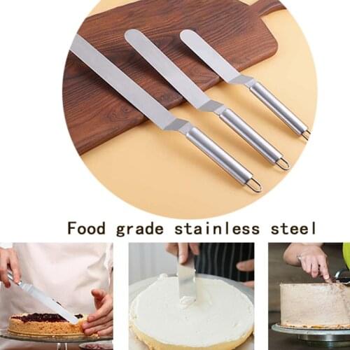 Cake Scraper Baking Accessories Stainless Steel Cake Spatula DIY Bakeware Tableware Kitchen Cake Decorating Tool Kitchen Gadgets