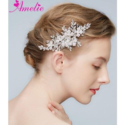 Modern Classic Crystal Hair Side Comb Marquise Stone Bridal Bridesmaids Comb Women Headpiece Prom Cocktail Party Dresses Jewelry