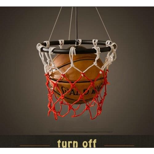 LED Pendant Lights Luminaria Basketball Lamp In Kids'Room Linving Room Rining Room 10W E27 DALLAST
