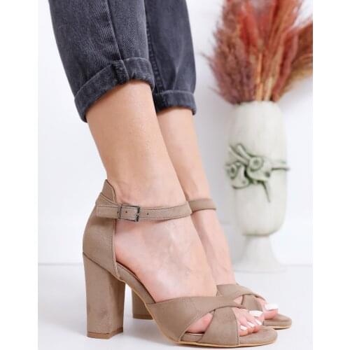 The Jany Heels Mink Suede Shoes