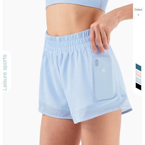 Women Yoga Loose Summer Shorts Hiking Active Running Workout Shorts Comfy Travel Sport Pants With Pockets Breathable Quick-dry