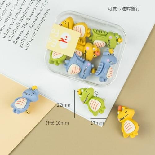 10pcs dinosaur Push Pins Thumb Thumbtack Board Pins Drawing Photo Wall Studs Office School Supplies