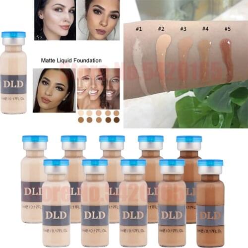 10 Vals Mesotherapy Whitening Brightening BB Cream Glow Serum Derma White Liquid Foundation Starter Kit Beauty Salon Supplies