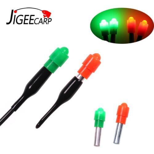 JIGEECARP 2pcs Carp Fishing Float Glow Stick Fishing Electronic Lightstick Night Float Rod Light Waterproof Luminous Sticks Lamp