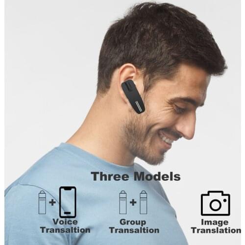 2021 Intelligent Online photo translationTranslator instant Translate Wireless Bluetooth Translator Earphone Business Travel