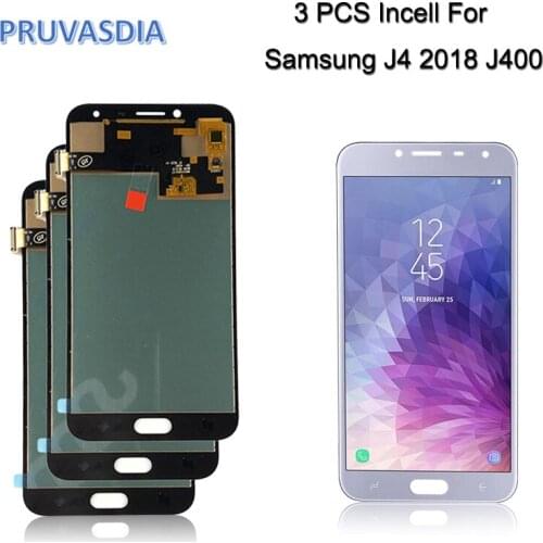 3 Piece Wholesale LCD For SAMSUNG Galaxy J4 J400 J400F J400F/DS J400G/DS LCD Display With Touch Screen Assembly Replacement