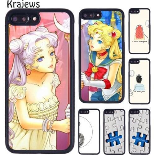 Krajews BFF Best Friend Matching Phone Case For iPhone X XR XS 11 12 Pro MAX 5 6 7 8 Plus Samsung S5 S6 S7 S8 S9 S10